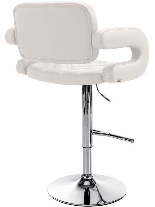 Tabouret de bar Dublin C, blanc