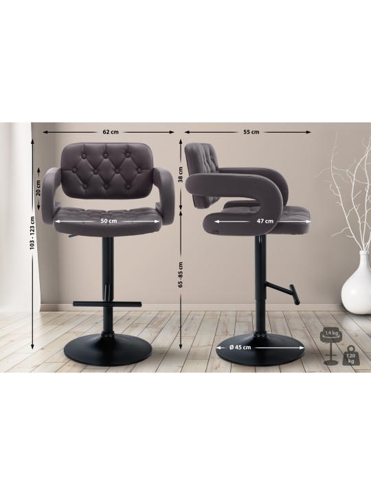 Tabouret de bar Dublin, brun Tabouret de bar Dublin, brun