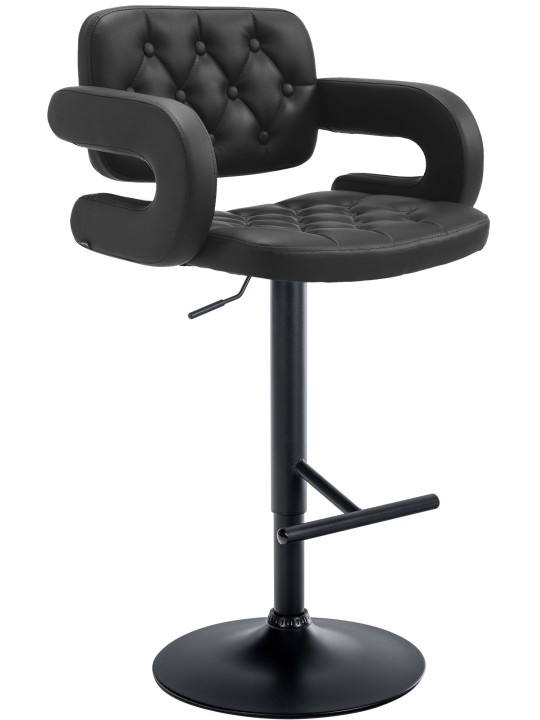 Tabouret de bar Dublin, noir