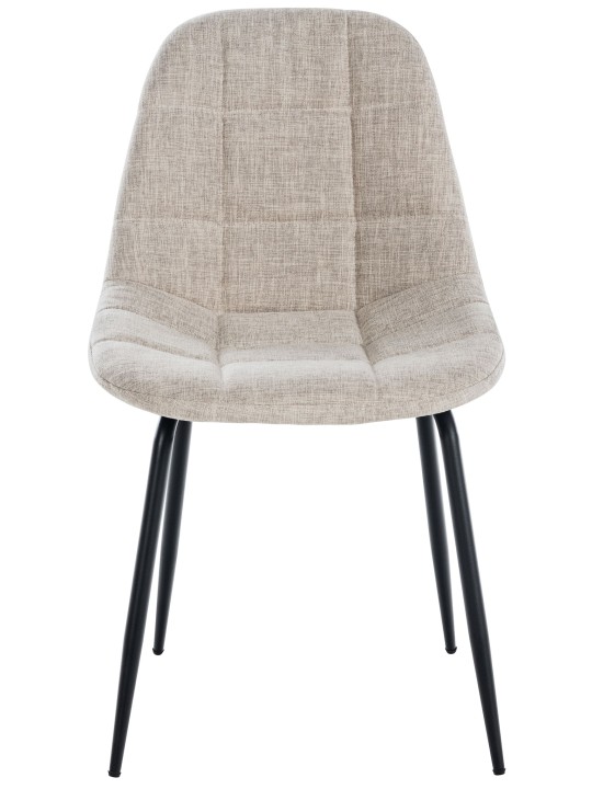 Lot de 2 chaises Tom tissu, crème Lot de 2 chaises Tom tissu, crème