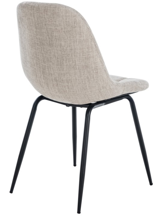 Lot de 2 chaises Tom tissu, crème Lot de 2 chaises Tom tissu, crème