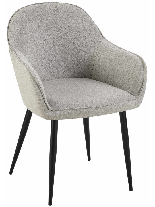 Chaise de salle à manger Boise tissu, gris Chaise de salle à manger Boise tissu, gris
