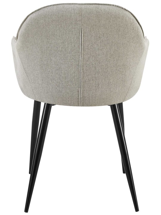 Lot de 2 chaises de salle à manger Boise tissu, gris Lot de 2 chaises de salle à manger Boise tissu, gris