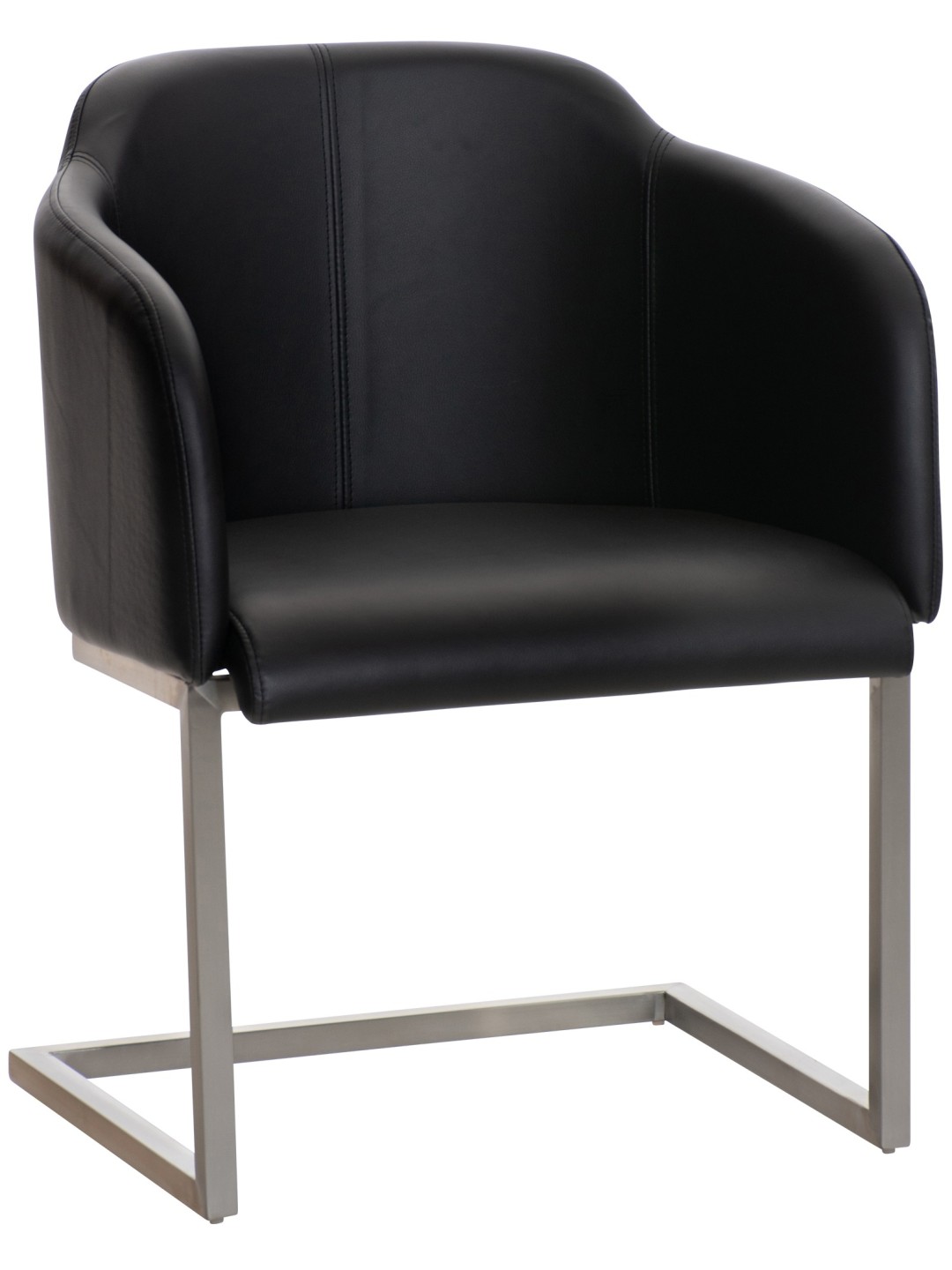 Chaise visiteur Magnus, noir