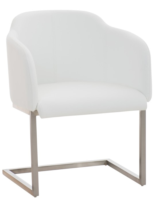 Chaise visiteur Magnus, blanc Chaise visiteur Magnus, blanc