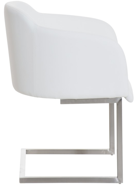 Chaise visiteur Magnus, blanc Chaise visiteur Magnus, blanc