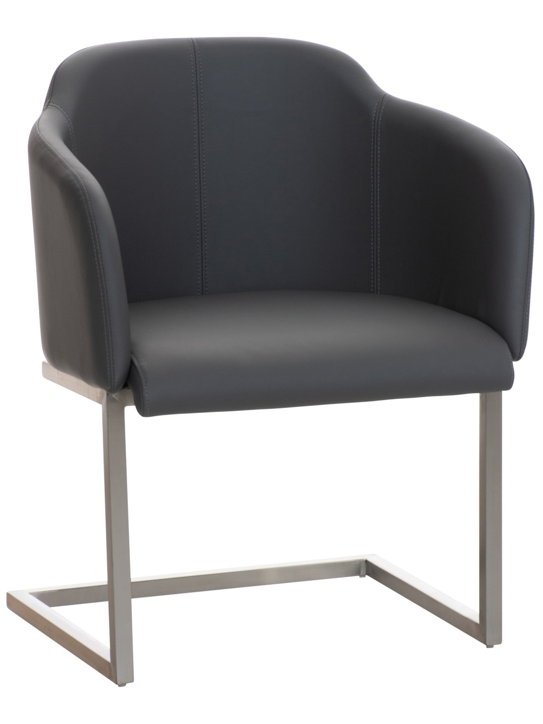 Chaise visiteur Magnus, gris