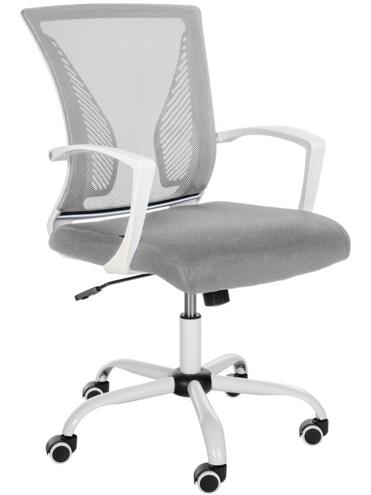 Chaise de bureau Tracy W, gris clair