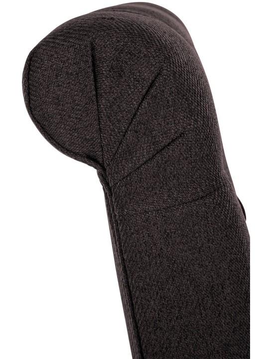 Chaise de salle à manger Lisburn tissu, noir Chaise de salle à manger Lisburn tissu, noir