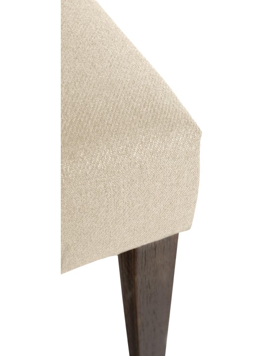 Chaise de salle à manger Lisburn tissu, crème Chaise de salle à manger Lisburn tissu, crème