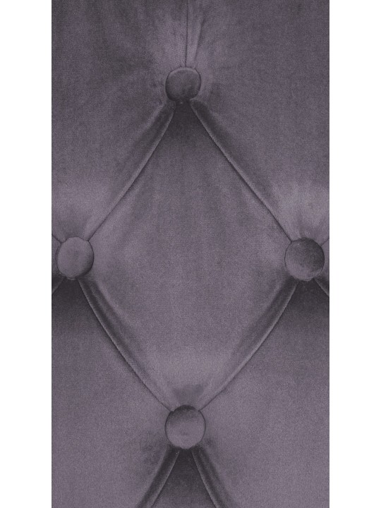 Chaise de salle à manger Lisburn velours, gris foncé Chaise de salle à manger Lisburn velours, gris foncé