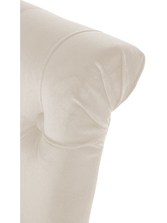 Chaise de salle à manger Lisburn velours, crème Chaise de salle à manger Lisburn velours, crème