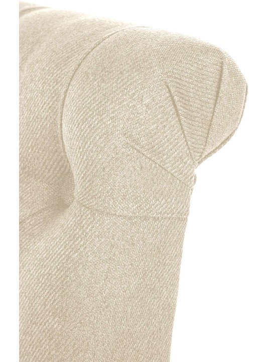 Lot de 2 chaises de salle à manger Lisburn en tissu, crème Lot de 2 chaises de salle à manger Lisburn en tissu, crème