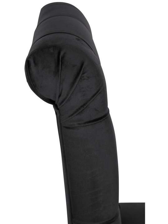 Lot de 2 chaises de salle à manger Lisburn velours, noir Lot de 2 chaises de salle à manger Lisburn velours, noir