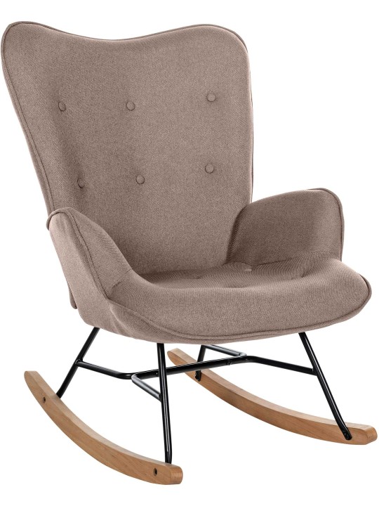 Chaise Sanka tissu, taupe