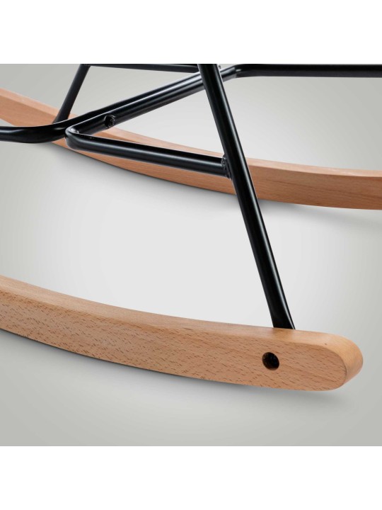 Chaise Sanka tissu, brun