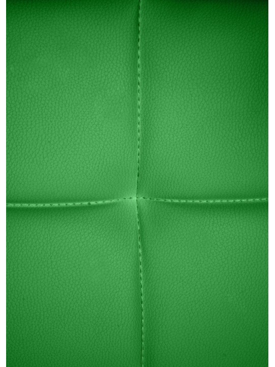 Chaise visiteur Canada B simili cuir, vert