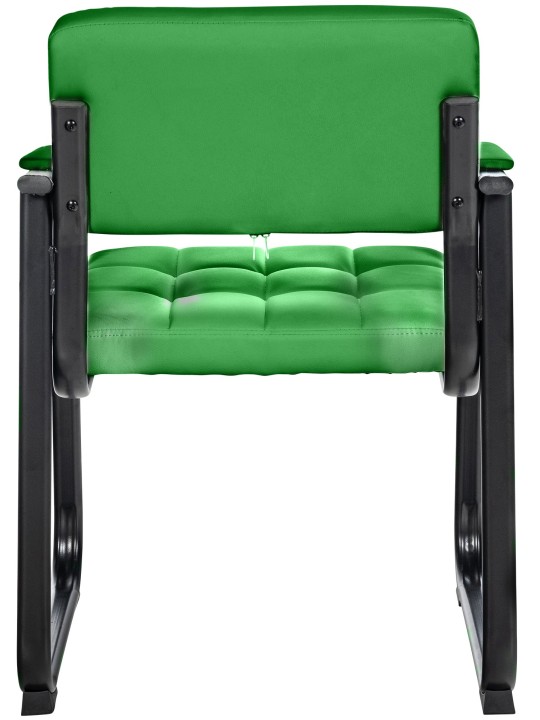 Chaise visiteur Canada B simili cuir, vert