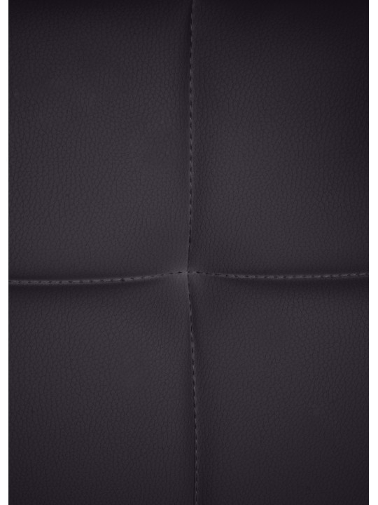 Chaise visiteur Canada B simili cuir, noir