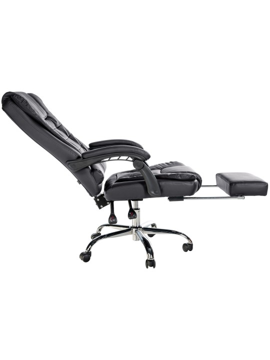 Chaise de bureau Oxygen simili cuir, noir Chaise de bureau Oxygen simili cuir, noir