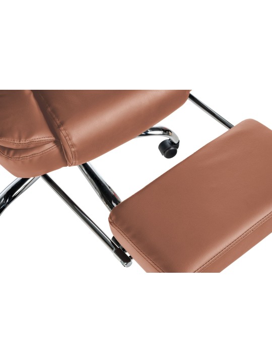 Chaise de bureau Oxygen simili cuir, brun clair Chaise de bureau Oxygen simili cuir, brun clair