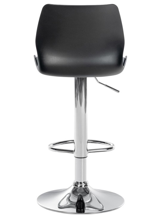 Tabouret de bar Gilbert plastique, noir