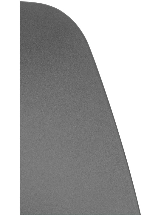 Tabouret de bar Gilbert plastique, gris