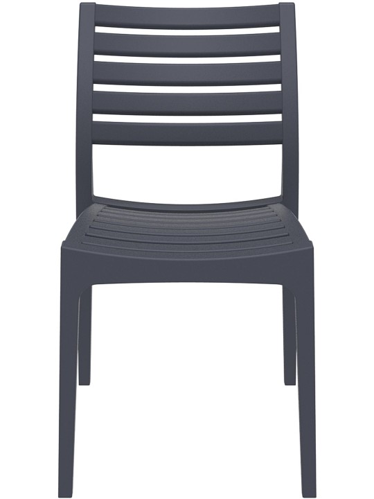 Chaise Ares, gris foncé