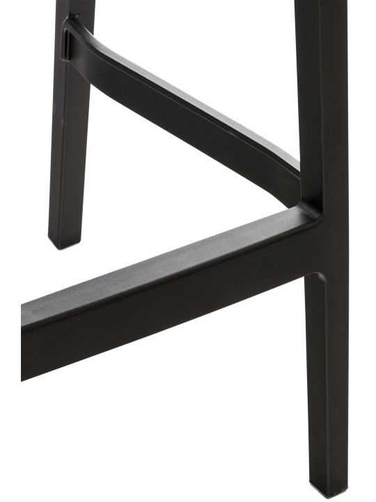 Tabouret de bar Ares, noir