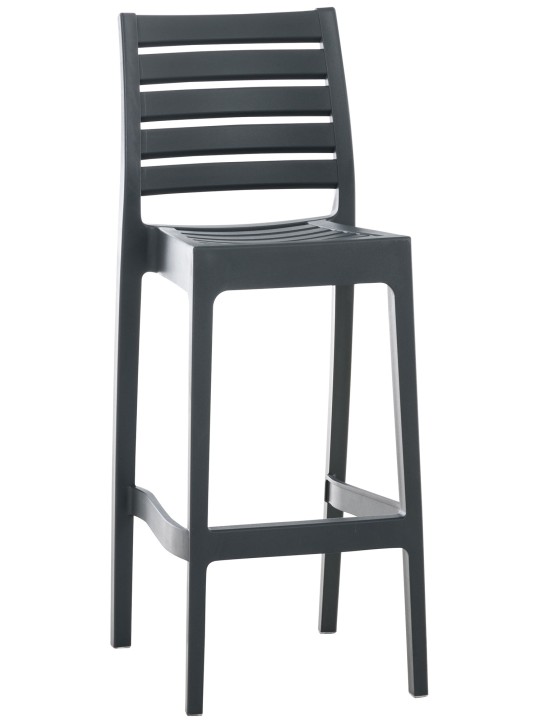 Tabouret de bar Ares, gris foncé