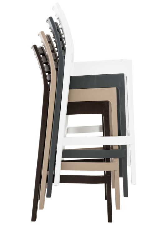 Tabouret de bar Ares, gris foncé