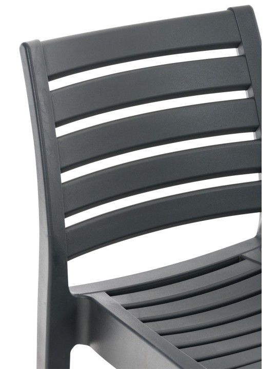 Tabouret de bar Ares, gris foncé