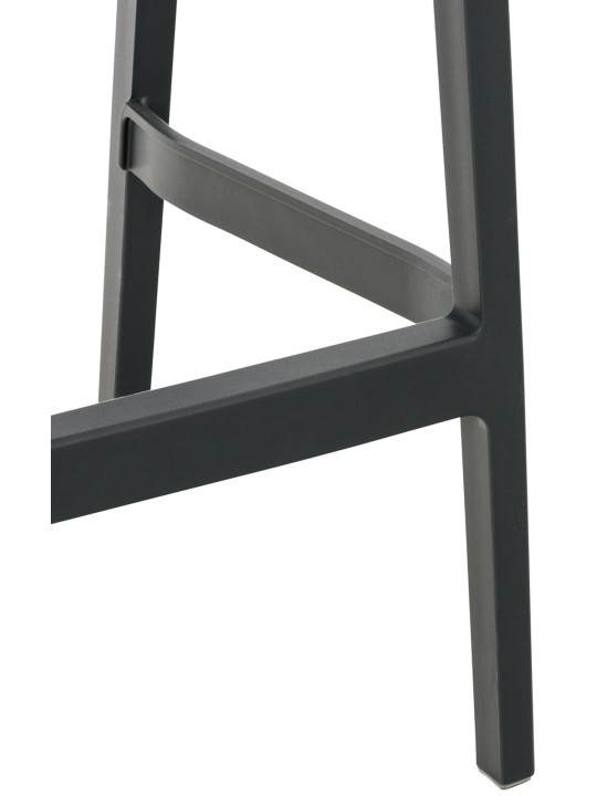 Tabouret de bar Ares, gris foncé