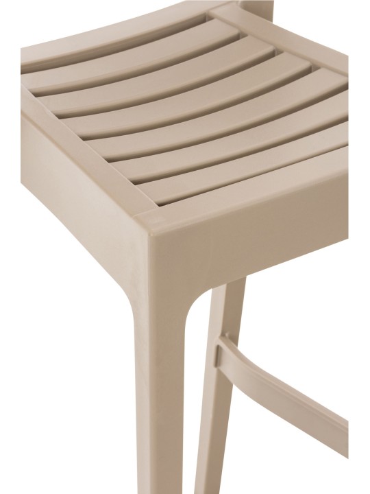 Tabouret de bar Ares, taupe