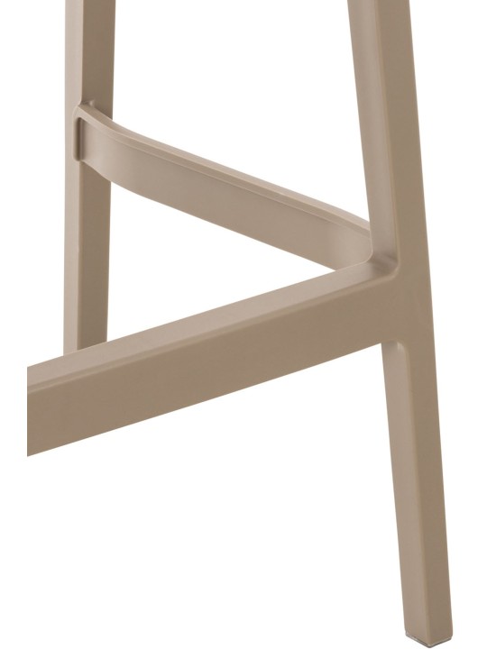Tabouret de bar Ares, taupe