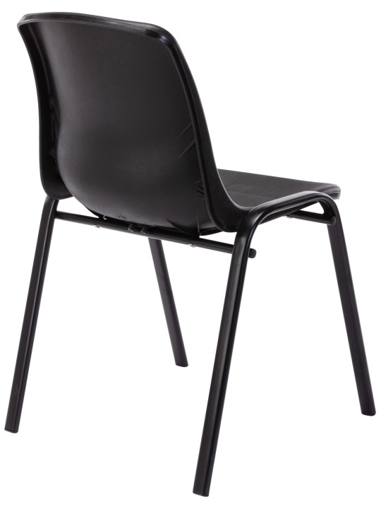 Chaise empilable Nowra plastique, noir