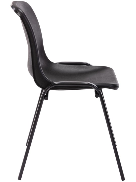 Chaise empilable Nowra plastique, noir