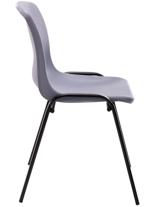 Chaise empilable Nowra plastique, gris