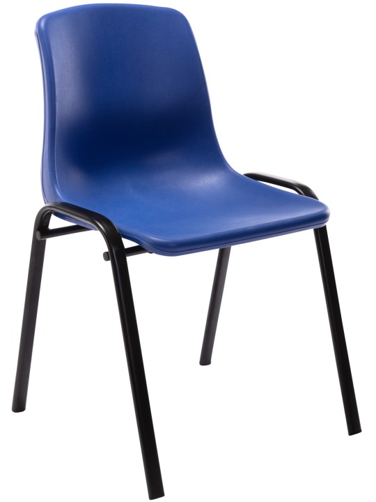 Chaise empilable Nowra plastique, bleu