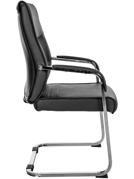 Chaise visiteur Hobart, noir