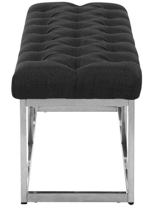 Banc Amun tissu E120, gris foncé Banc Amun tissu E120, gris foncé