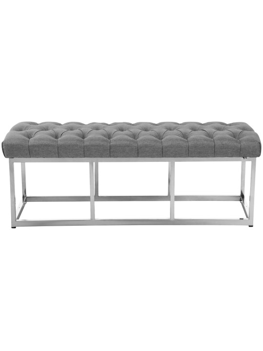 Banc Amun tissu E120, gris