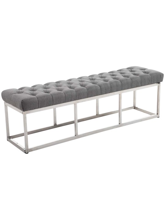 Banc Amun tissu E150, gris