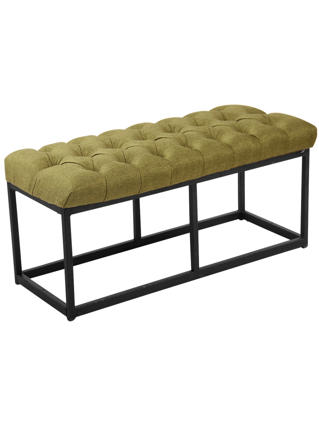 Banc Amun tissu 100 cm, vert