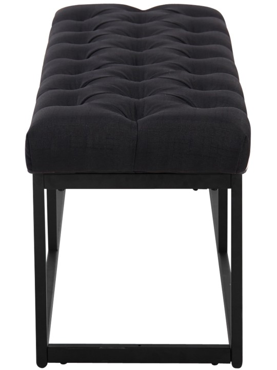 Banc Amun tissu 100 cm, noir Banc Amun tissu 100 cm, noir