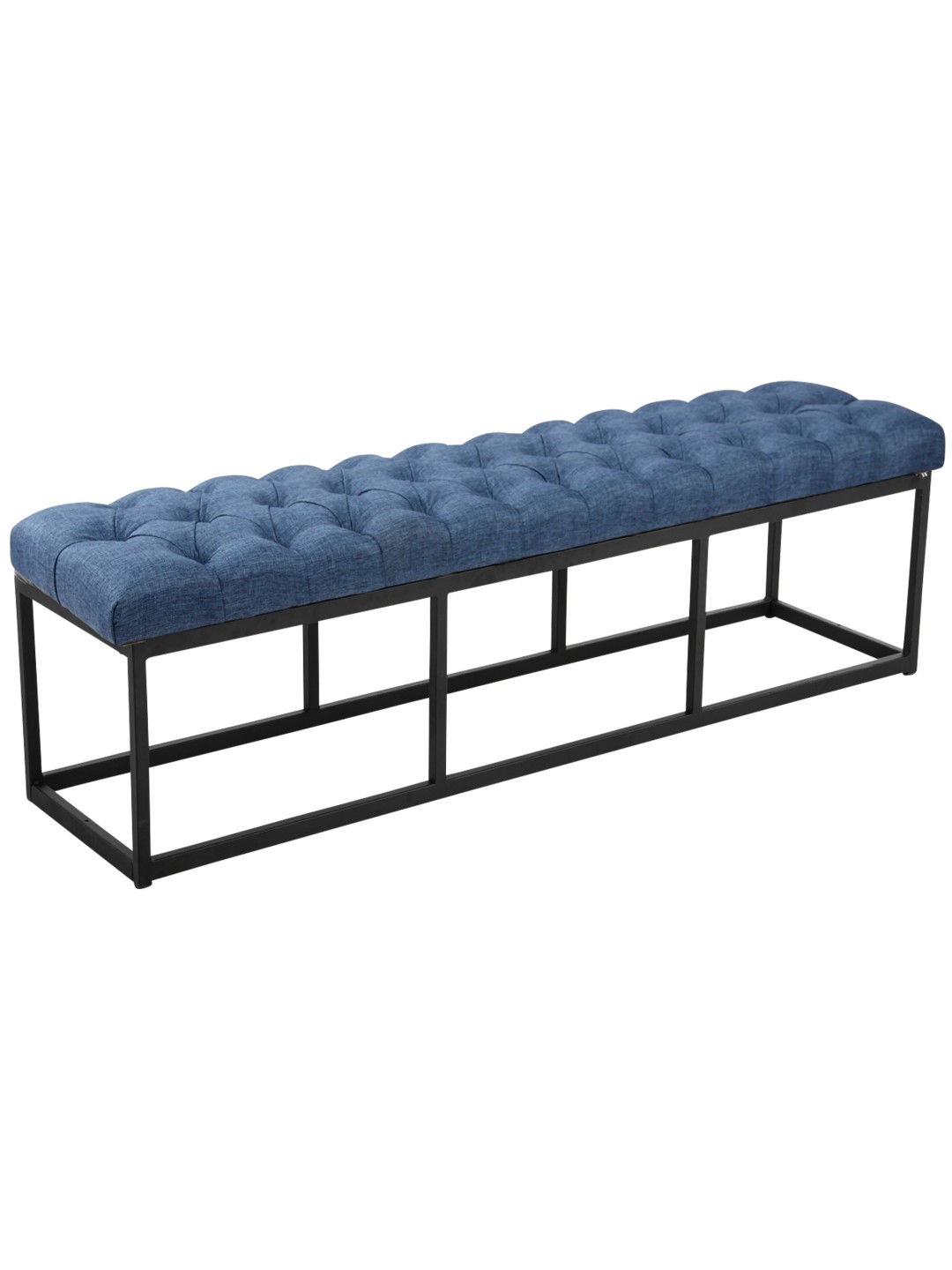 Banc Amun tissu 150 cm, bleu