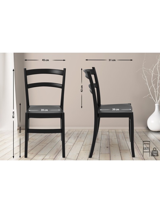 Chaise Tiffany, noir Chaise Tiffany, noir