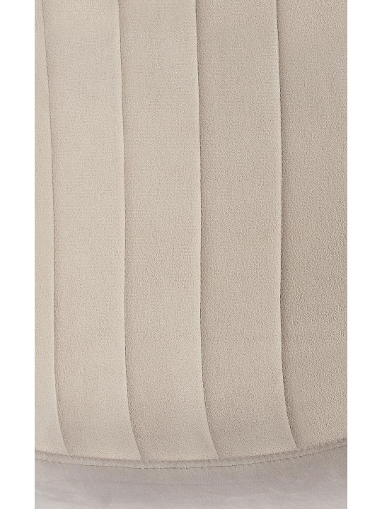 Chaise de salle à manger en velours Baxter, gris Chaise de salle à manger en velours Baxter, gris