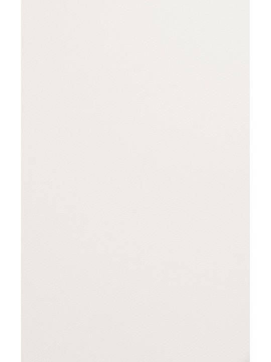 Chaise Puka simili cuir, blanc