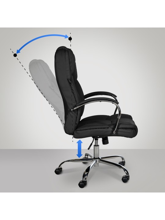 Chaise de bureau BIG Xanthos, noir